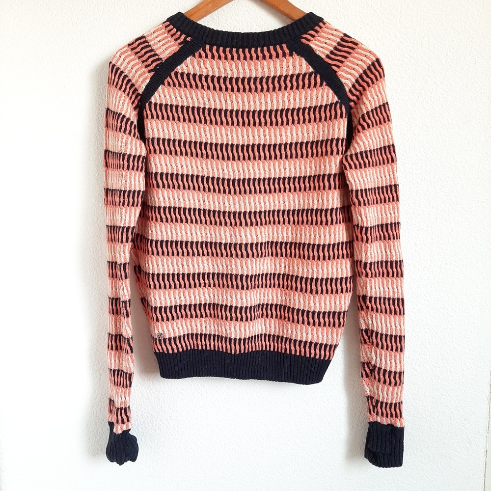 LULULEMON devi crew stripped knit sweater - Picture 2 of 5